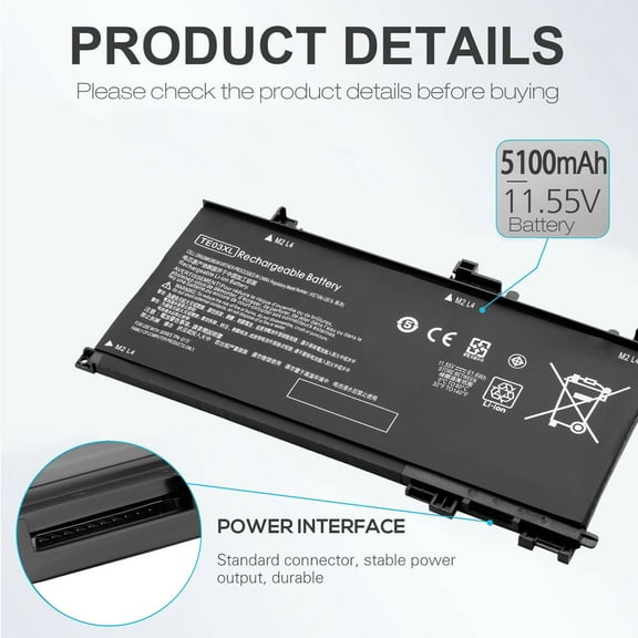 TE03XL Li-ion Battery For HP OMEN 15-AX033DX 15-AX017TX HSTNN-UB7A 849910-850