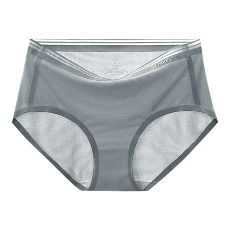 Candy Panties for Women Sexy Maternity Underwear plus Size 4xl Women Underwear Seamless Ice Silk Breathable Large Size Pure Crotch Triangle Shorts