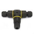 thumbnail image 3 of Peahefy Underground Cable Junction, 3 Pin Junction Box,IP68 Waterproof T-shape 3 Pin Junction Box Underground Cable Sleeve Connector, 3 of 8