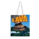 thumbnail image 1 of Lava Bolso de tela con estampado de lienzo para mujer, bolsa de compras reutilizable y estética, con cremallera interior, regalo para mujer,38*45cm., 1 of 6