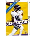thumbnail image 3 of NFL Minnesota Vikings - Justin Jefferson 22 Wall Poster with Push Pins, 14.725" x 22.375", 3 of 6