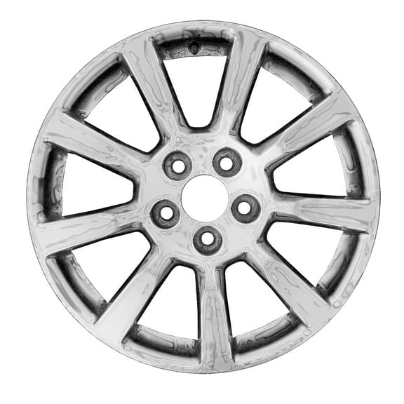 Remanufactured Painted Light Smoked Hypersilver Aluminum Wheel 18 x 8.5 fits 2008-2009 Cadillac CTS