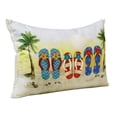 thumbnail image 3 of LR Home Panama Performance Poly Filled Pillow in Multicolored, 14" x 20", 3 of 9