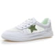thumbnail image 2 of 2022 Verano Mujeres Zapatos Planos Blancos Casual Malla Cuero Patchwork Planos Transpirables, 2 of 5