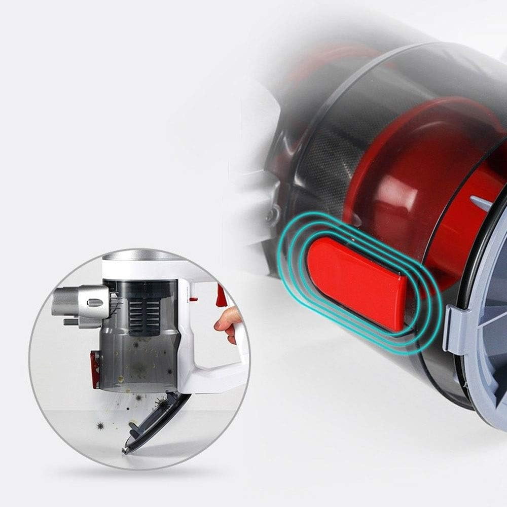Hard Floor Vacuum Cordless Vacuum Cleaner, 9KPa Powerful Suction Stick and Handheld Light Weight Bagless 0.6L Large-Capacity Dust Cup Vacuum Ideal for Hard Floor Carpet for Home (Color : C)