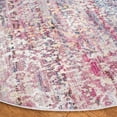 thumbnail image 3 of SAFAVIEH Bristol Maisy Abstract Polyester Area Rug, Pink/Multi, 7' x 7' Round, 3 of 8