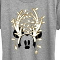 thumbnail image 3 of Disney - Christmas Lights Mickey - Women's Short Sleeve Graphic T-Shirt, 3 of 5