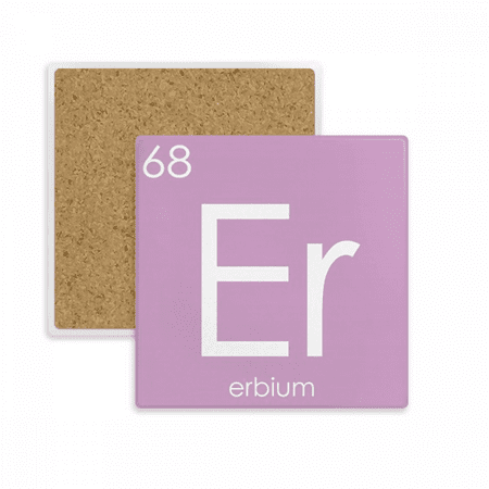 

Chestry Elements Period Table Lanthanide Erbium Er Coaster Cup Mat Mug Subplate Holder Insulation Stone
