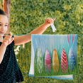 thumbnail image 6 of Dreamtimes Happy Easter Bunny Ears Hand Towels 2 PCS, Colorful Eggs Kitchen Towel Ultra Soft and Highly Absorbent,Decorative Fingertip Face Towel for Bathroom Hotel, 28.3"x14.4", 6 of 6