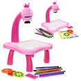 thumbnail image 3 of Mesa de pintura de proyección escritorio de aprendizaje infantil con soporte desmontable para educación temprana para niños ANGGREK Otros, 3 of 8