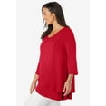thumbnail image 3 of Jessica London Women's Plus Size Double Layer Tunic, 3 of 6