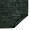 thumbnail image 3 of Ottertex® Crocodile Vinyl Leather 56” PVC Polyester Waterproof Fabric By The Yard - Forest Green (5 Yard), 3 of 4