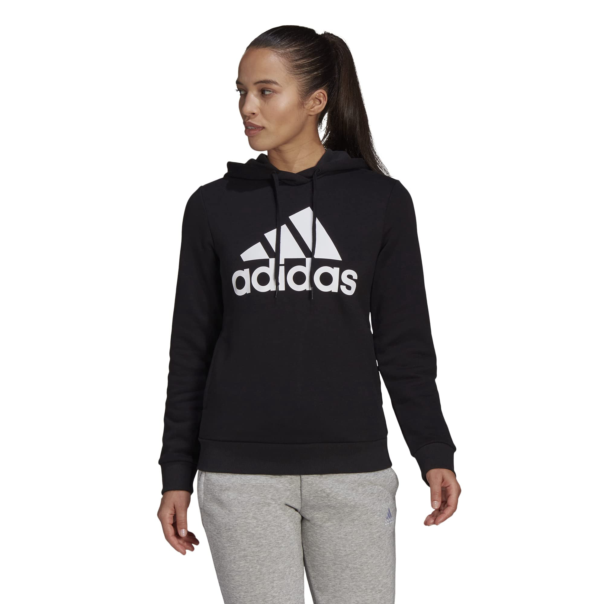 adidas Women's Standard Essentials Hoodie, Black/White, Medium | Walmart  Canada