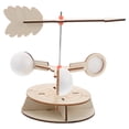 thumbnail image 2 of KAKOWELY kids diy experiments DIY Wind Vane Toy for Kids Educational Science Kit for Weather Experiments Wooden Assembly Model for Learning Wind Direction for Children Science Projects, 2 of 5