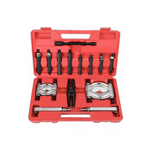 Extractores Y Separadores D/baleros, Rodamientos P/auto 4 Pz Estuche Rojo herramientas negro/plata