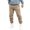 Khaki, variant on Mens Sweats Mens Joggers Mens Autumn And Winter High Street Fashion Leisure Loose Sports Running Lace Up Pants Sweater Pants Trousers