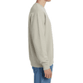 thumbnail image 5 of Hanes Ultimate Cotton Crewneck Sweatshirt, Men's Fleece High-Stitch Sweater, Sand, 2XL, 5 of 5