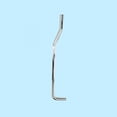 thumbnail image 2 of Renovators Supply High Tank Toilet Flush Pipe 44" to 48" Adjustable Height L Pipes w/Chrome Finish Stainless Steel Toilet Flush Pipe, 2 of 6