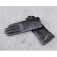 thumbnail image 4 of Utoimkio Women's Leather Cashmere Lined Gloves Winter Warm Gloves for Outdoor Driving Hiking, 4 of 5