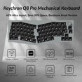 thumbnail image 2 of Teclado Keychron Q8 Pro inalámbrico Bluetooth 65% Alice RGB, 2 of 9