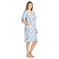 thumbnail image 2 of Casual Nights Women's Woven Snap-Front Lounger House Dress, 2 of 5