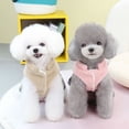 thumbnail image 3 of Ropa para mascotas, ropa para perros de otoño e invierno, ropa para mascotas de gato de peluche, forro polar de invierno, falda de algodón de oso blanco 23, 3 of 6