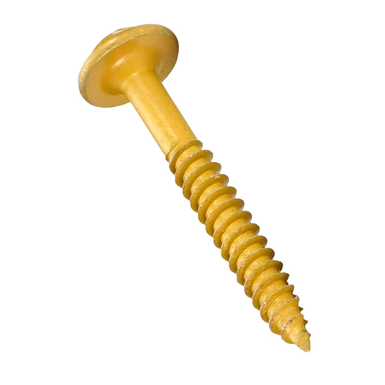 Armor Tool 1-1/4" Fine Thread Joinery Pocket Hole Screws with Yellow Color Coat & Square Drive - 500 Pack