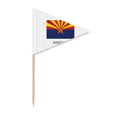 thumbnail image 1 of Drapeau de l'État Américain Contour Arizona Cure-Dent Triangle Cupcake Toppers Drapeau, 1 of 3