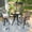 Brown 3, variant on POTEBAN 5 Pieces Patio Swivel Bar Set, All Weather Outdoor High Top Bar Stool Bistro Set with 4 Bar Chairs and Glass Table for Home, Backyard, Garden, Lawn, Porch