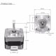 thumbnail image 2 of 2-Phase Stepper Motor Nema 17, 12V 0.4A (28N.cm Holding ) 4- for 3D Printer/CNC Cola Controlador de motores paso a paso, 2 of 8