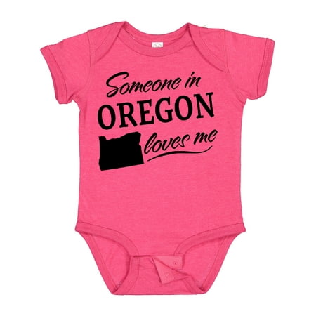 

Inktastic Someone in Oregon Loves Me Gift Baby Boy or Baby Girl Bodysuit