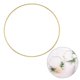 thumbnail image 4 of Aro atrapasueños de metal dorado, corona de macramé, anillos para hacer tú mismo, Navidad, boda. 20 centímetros, 4 of 9