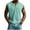 Mint Green, variant on Mens Casual Solid Color Sleeveless T-Shirts Crew Neck Workout Muscle Tank Tops Summer Outdoor Fashion Streetwear