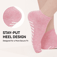 thumbnail image 5 of Womens Grip Socks, LOFIR 5 Pairs Breathable Non Slip Ankle Grippy Socks with Gripper for Pregnant Elderly Seniors Women Hospital Recovery and Home Use, 5 of 7