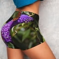 thumbnail image 4 of Salouo butterfly bush flower Print Women's Athletic Shorts,Booty Shorts Biker Shorts High Waisted Elastic Workout Shorts for Yoga Gym Running Sports-Medium, 4 of 8