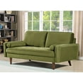 thumbnail image 3 of US Pride Furniture Monahan 58''W Velvet Tufted Loveseat Olive Green, 3 of 6