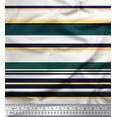thumbnail image 1 of Soimoi Rayon Fabric Stripe Color Block Printed Fabric 1 Yard 56 Inch Wide, 1 of 1