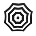 thumbnail image 1 of Mainstays 4 ft. Octagonal Clip-On Beach Umbrella, 1 of 4