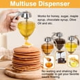 thumbnail image 4 of Dispensador de miel MOYAC de vidrio de 240 ml, frasco de miel antigoteo, 4 of 7