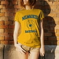 thumbnail image 5 of Milwaukee Classic Baseball Arch Basic Cotton T-Shirt - 3X-Large - Gold, 5 of 6