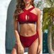 thumbnail image 4 of Conjunto de traje de baño delgado de moda de traje de baño dividido sexy grande para mujer OAVQHLG148B Store  llm121212, 4 of 8