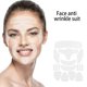 thumbnail image 4 of Qarigey Parche antiarrugas reutilizable de silicona nutritiva para la frente, pegatinas para levantar la cara, parches para los ojos y el cuello, salón Tratamientos faciales  16 piezas/juego Qarigey CE014527-02, 4 of 6