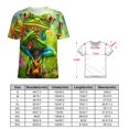 thumbnail image 2 of Frog Garden Fantasy-1 Women's Short Sleeve Tops Casual Blouses T Shirt, 2 of 7