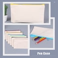 thumbnail image 3 of Shisuyan 6 Pcs Trousse à Crayons DIY Sac de Rangement pour Stylos Design à Fermeture Éclair Sac à Stylos pour Étudiants, 3 of 9