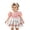 Pink Dress, variant on Kids Girls Summer Dress With Puff Sleeves And Floral Dress Bow Ribbed Top Style Hairband O-Neck Everyday Casual Wear