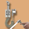 thumbnail image 3 of Ensemble de Pulvérisateur de Toilette Bidet Pulvérisateur d'Eau de Salle de Bain Pulvérisateur de Toilette Douche double Sortie valve d'Angle Accessoires de Toilette, 3 of 5