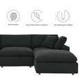 thumbnail image 4 of Modway Commix 7-Piece Down Filled Overstuffed Boucle Sectional Sofa in Black, 4 of 5