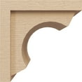 thumbnail image 3 of 10"W x 10"D x 10"H Wide Emerson Rough Cedar Woodgrain TimberThane Corbel, Primed Tan, 3 of 6