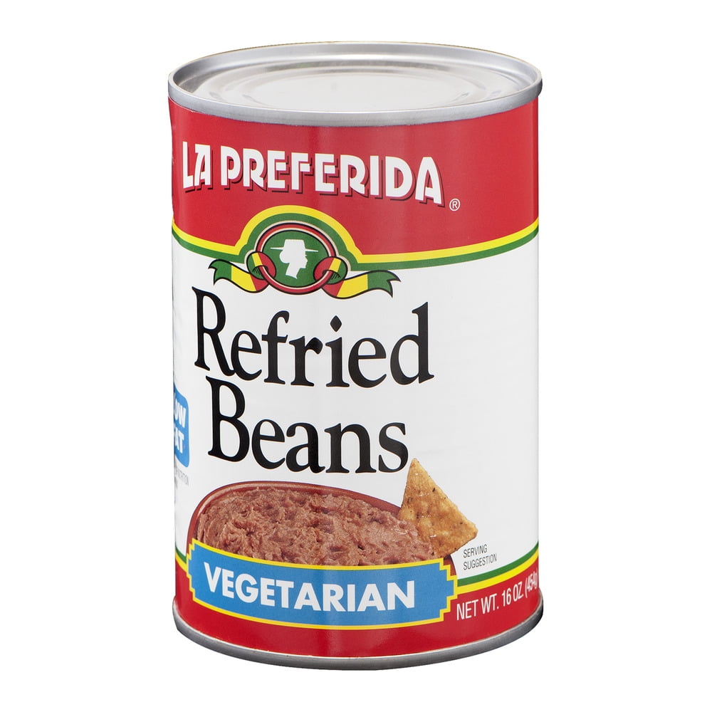 La Preferida Refried Beans Vegetarian, Low Fat, 16 Oz - Walmart.com