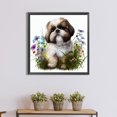 thumbnail image 4 of Pintura de diamante 5D DIY Kit de taladro redondo completo Cachorro Decoración del hogar Arte Artesanía Hugtrwg Para estrenar, 4 of 9